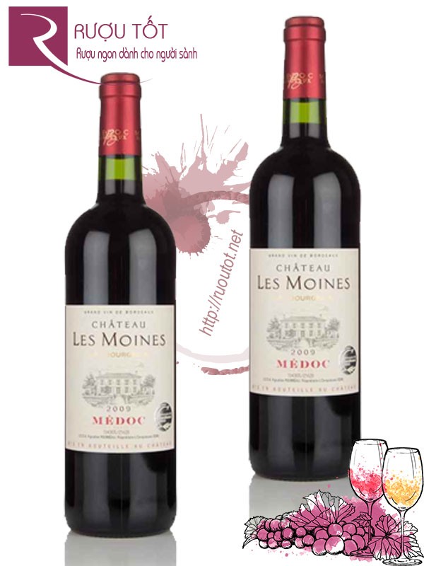 Vang Pháp Chateau Les Moines Cru Bourgeois Medoc Cao Cấp