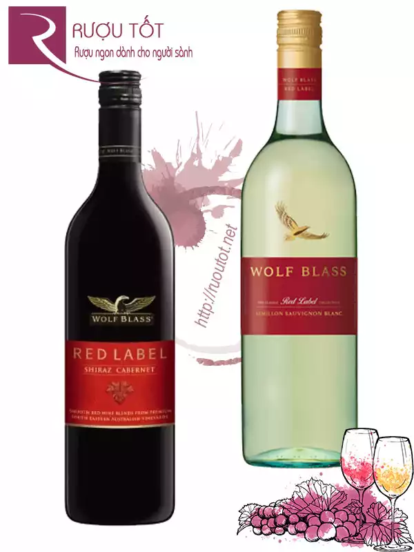 Rượu vang Wolf Blass Red Label Red - White