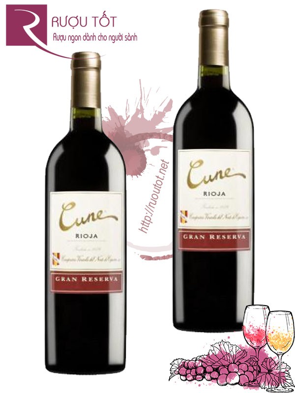 Rượu vang Cune Gran Reserva CVNE Rioja DOC Thượng hạng