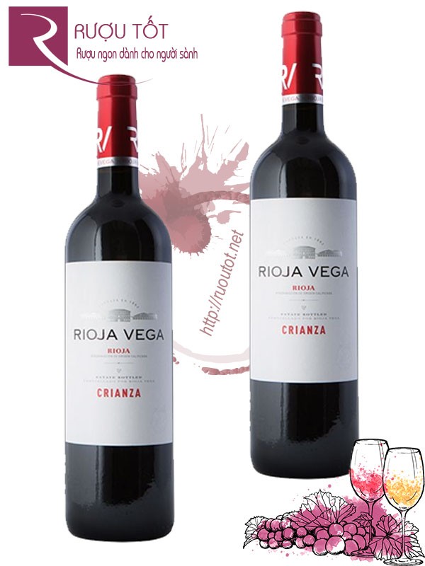 Rượu vang Rioja Vega Crianza Rioja DOC Tempranillo Blend Thượng hạng