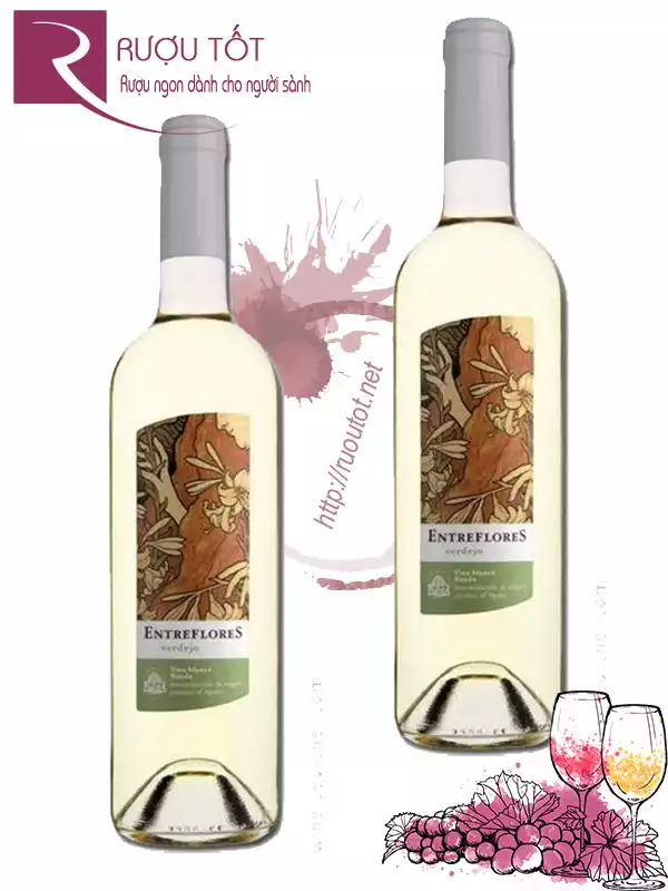 Rượu vang Entreflores Verdejo Bodega Felix Lorenzo Cachazo Cao Cấp