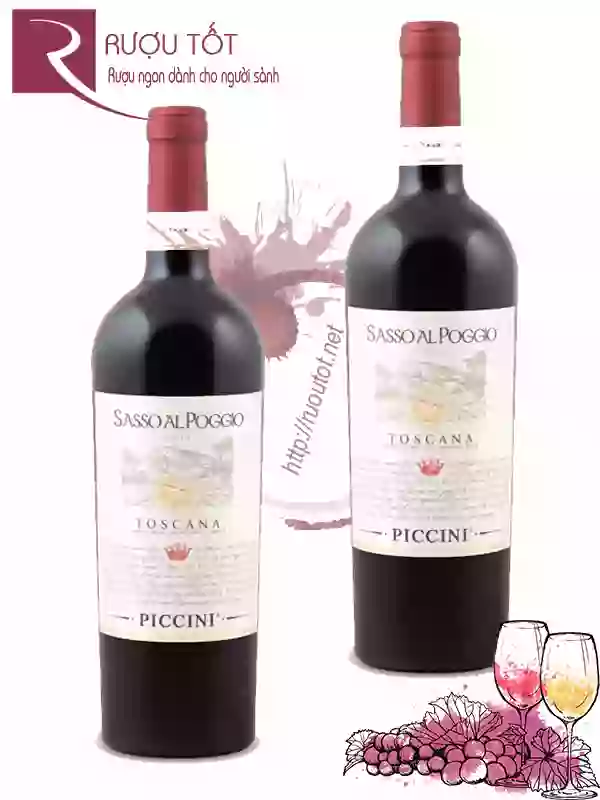 Rượu vang Piccini Sasso al Poggio Toscana IGT