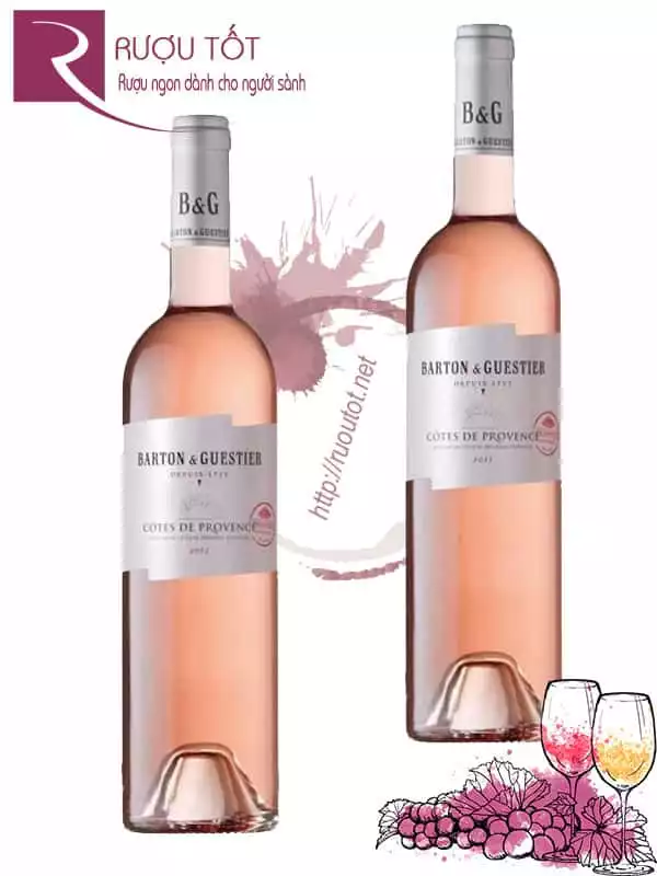 Vang Pháp Barton Guestier Cotes de Provence Passeport Cao Cấp