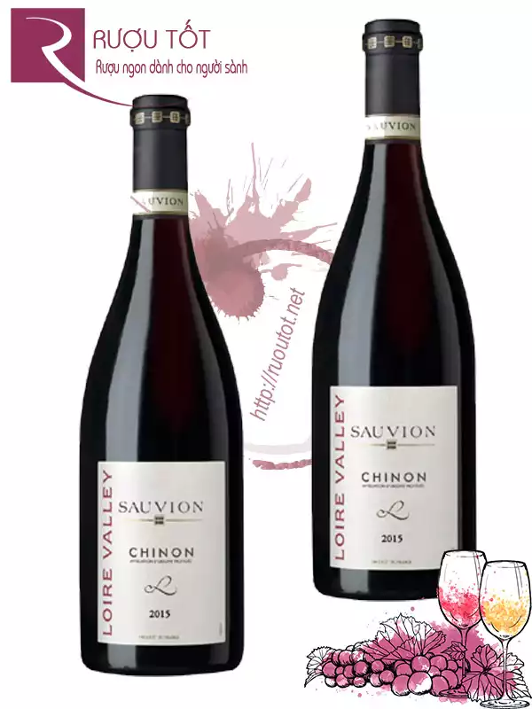 Vang Pháp Chinon Sauvion Loire Valley Thượng hạng