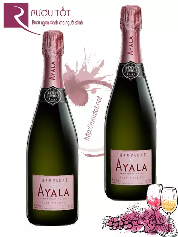 Champagne Pháp Ayala Brut Rose Majeur Cao cấp