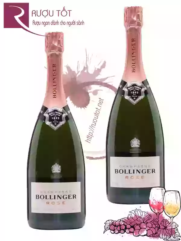 Champagne Pháp Bollinger Rose 12% Hảo hạng