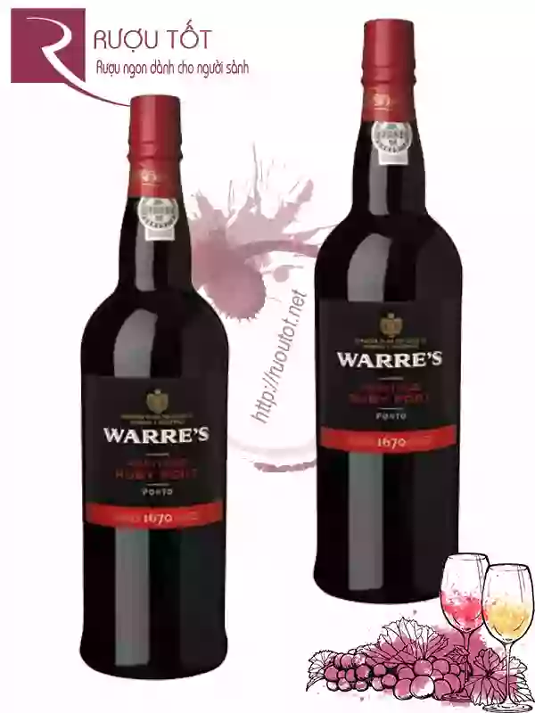 Rượu vang Warres Heritage Ruby Port Cao cấp