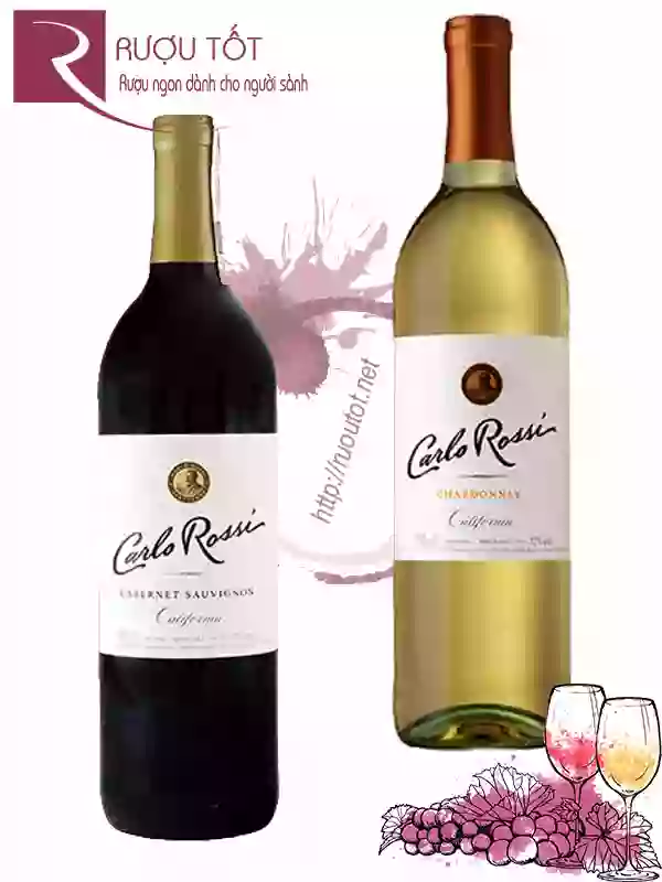 Rượu Vang Carlo Rossi Cabernet Sauvignon / Chardonnay