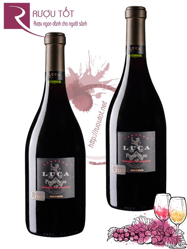 Rượu vang Luca G Lot Pinot Noir Mendoza Cao cấp