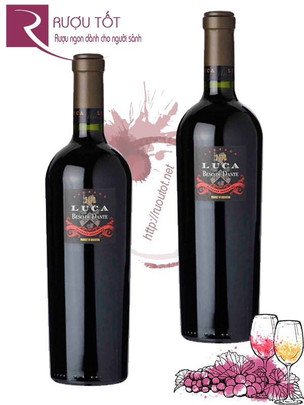 Rượu vang Luca Beso de Dante Red Chiết khấu cao