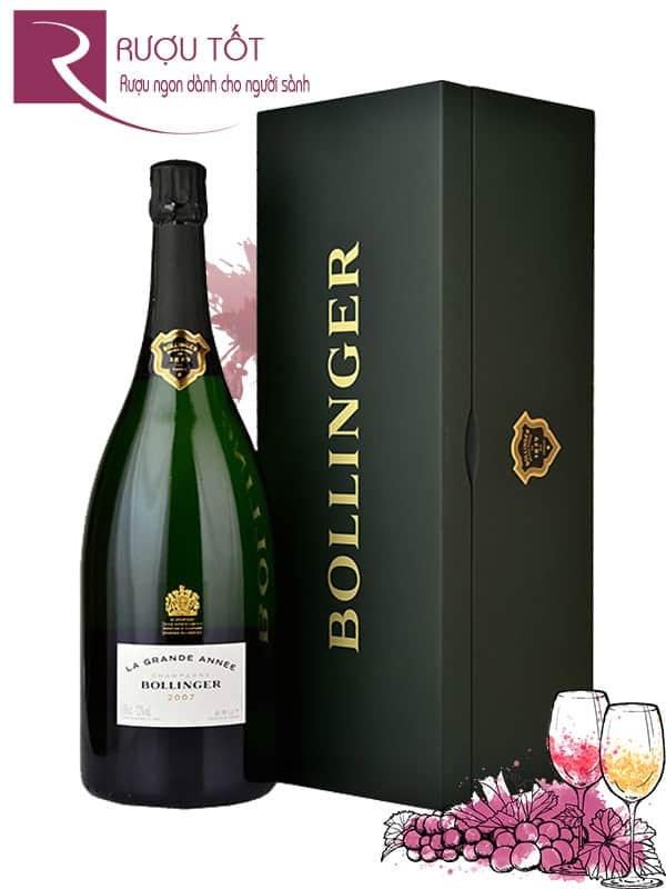 Rượu Champagne Pháp Bollinger La Grande Annee 1.5 L Cao Cấp