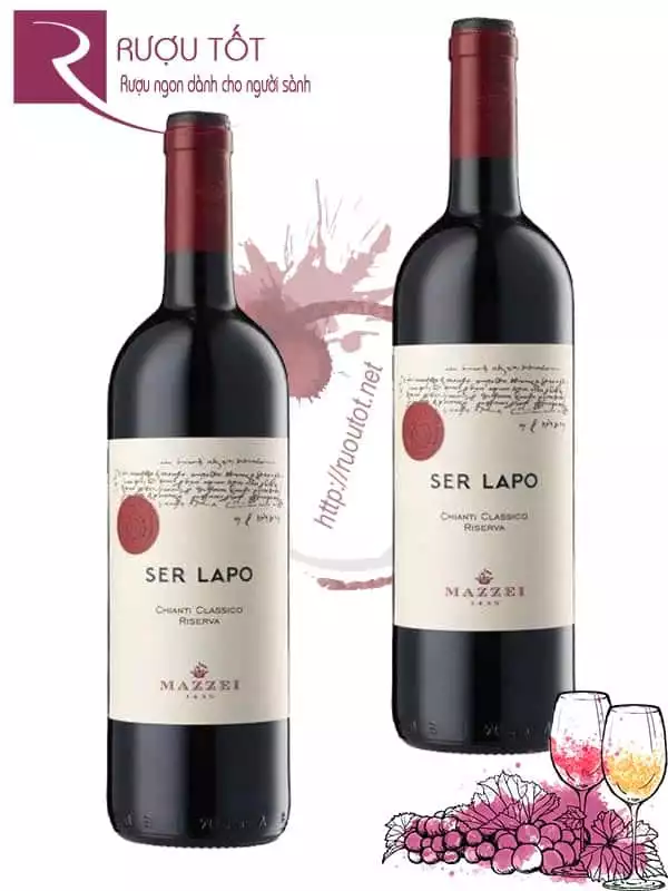 Vang Ý Ser Lapo Mazzei Chianti Classico Riserva Thượng hạng