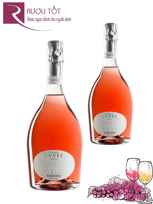 Rượu vang Ý Fantini Gran Cuvee Rose Hồng Thượng hạng