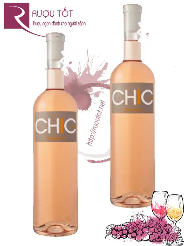Rượu Vang Hồng Pháp Chic ST Tropez Rose