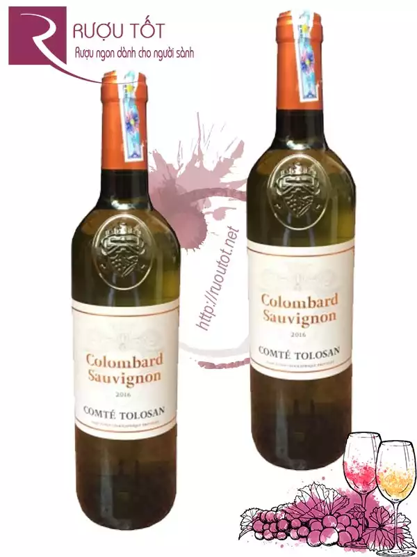 Vang Pháp Comte Tolosan Colombard Sauvignon