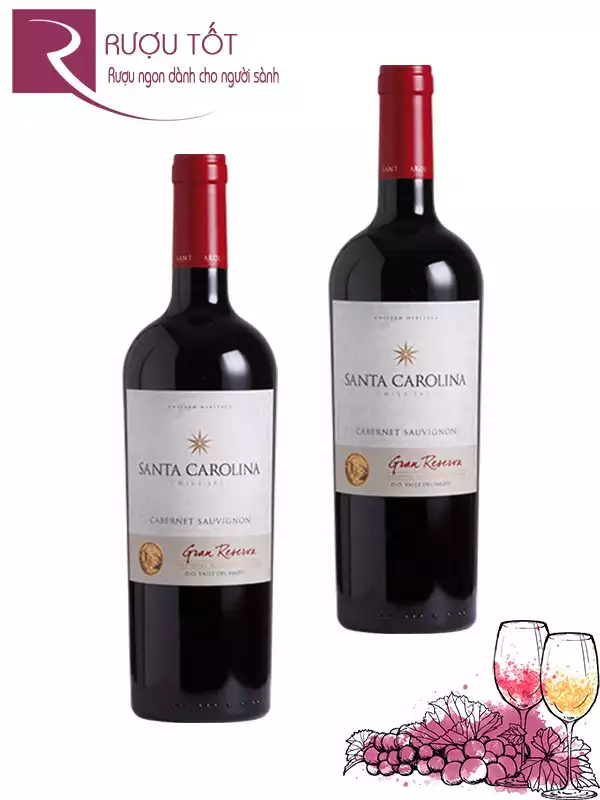 Vang Chile Santa Carolina Gran Reserva Cabernet Sauvignon Cao Cấp