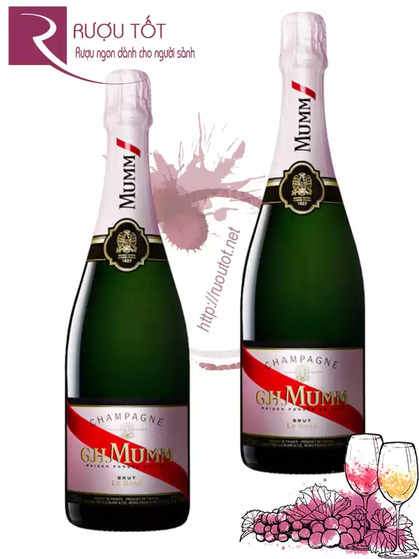 Rượu Champagne GH Mumm Le Rose