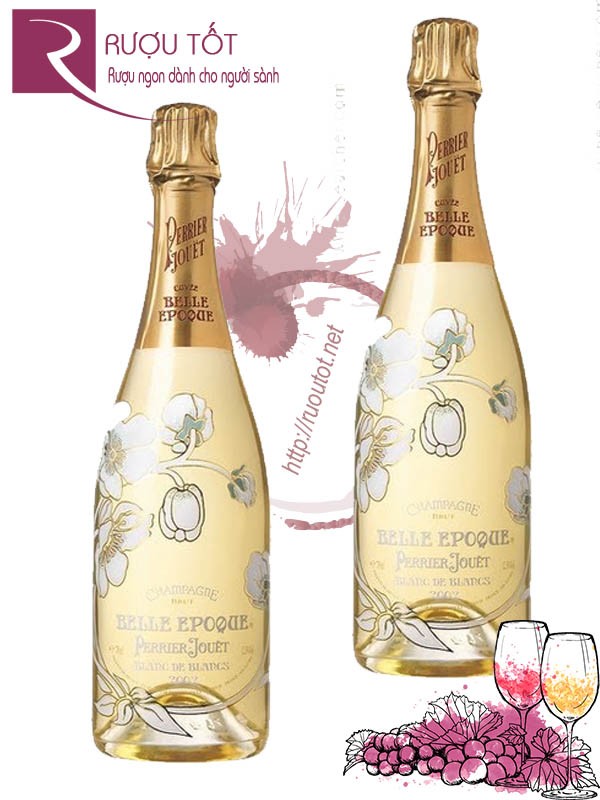 Rượu Champagne Pháp Belle Epoque Perrier Jouet Blanc de Blancs