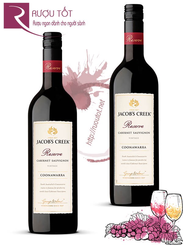 Rượu vang Jacob's Creek Reserve Cabernet Sauvignon Cao cấp