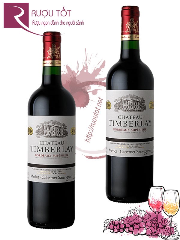 Rượu Vang Chateau Timberlay Bordeaux Superieur Hảo Hạng