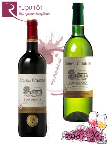 Vang Pháp Chateau Chaubinet Bordeaux (Red - White)
