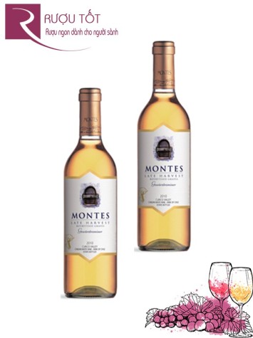 Rượu vang Montes Late Harvest Gewurztraminer Botrytised
