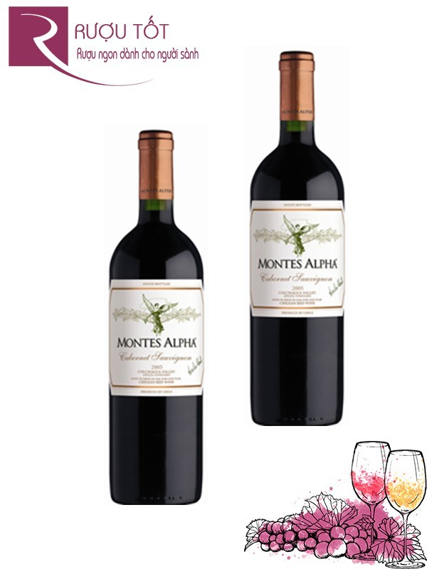 Rượu vang Montes Alpha dung tích 1500ml 1,5L