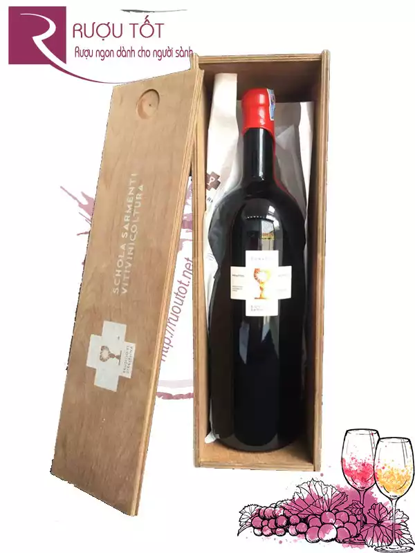 Vang Ý Cubardi Primitivo 3L Limited - Chén Thánh Trắng