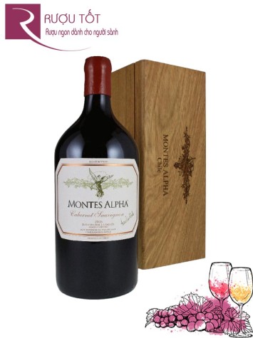 Rượu vang Montes Alpha (Hộp gỗ 3000ml 3L)