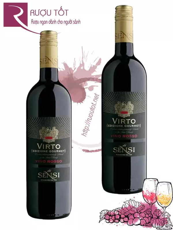 Vang Ý Virto Vino Rosso Dei Sensi Thượng hạng