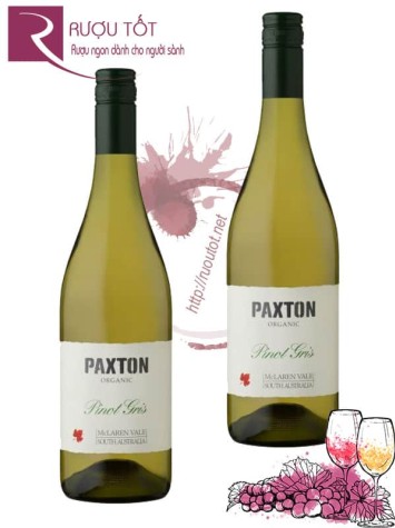 Rượu vang Paxton Organic Pinot Gris McLaren Vale Cao cấp