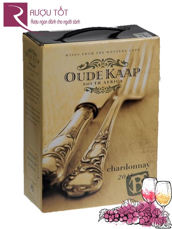 Rượu vang bịch Oude Kaap Chardonnay Hảo hạng
