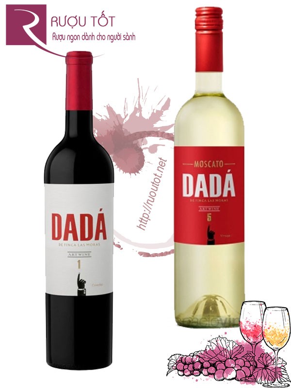 Rượu vang Finca Las Moras DADA (Red - White) Thượng hạng