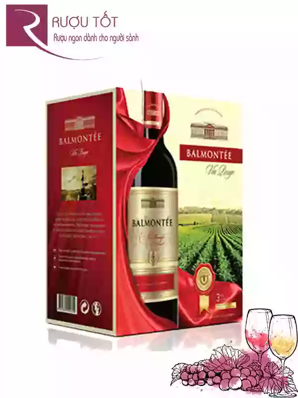 Rượu Vang Balmontée BIB Red Blend 3.0L Thượng hạng