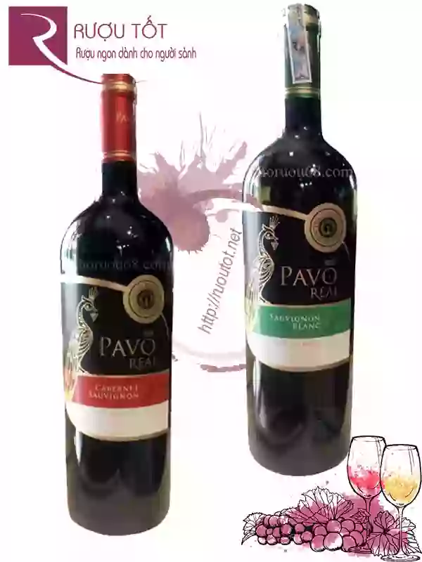 Rượu Vang Pavo Real Varietal Red - White