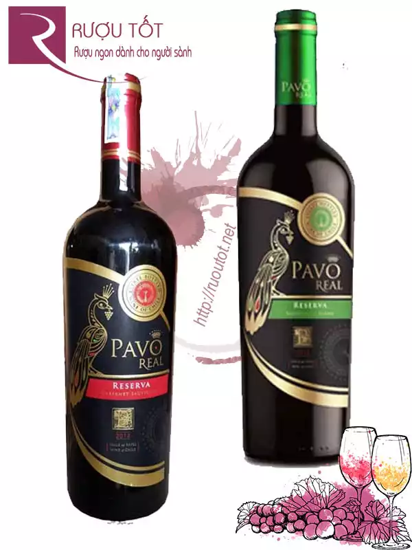 Rượu Vang Pavo Real Reserva Red - White