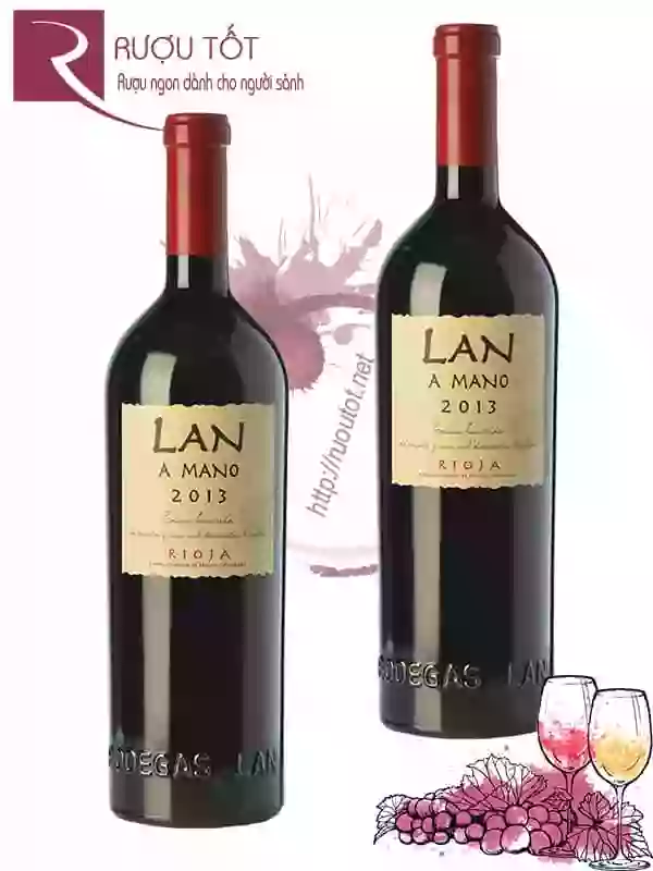 Rượu vang Lan A Mano 2013 Rioja Red Blend Thượng hạng