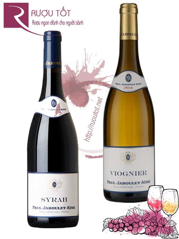 Vang Pháp Paul Jaboulet Aine Syrah - Chardonnay
