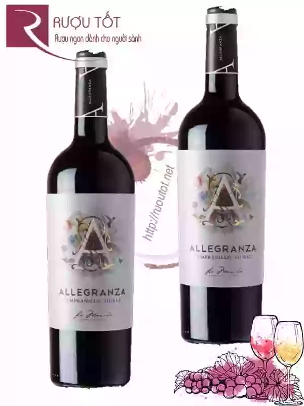 Rượu vang Allegranza Tempranillo Shyraz Cao cấp