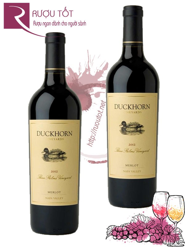 Rượu vang Duckhorn Three Palms Vineyard Merlot Napa Valley Cao cấp