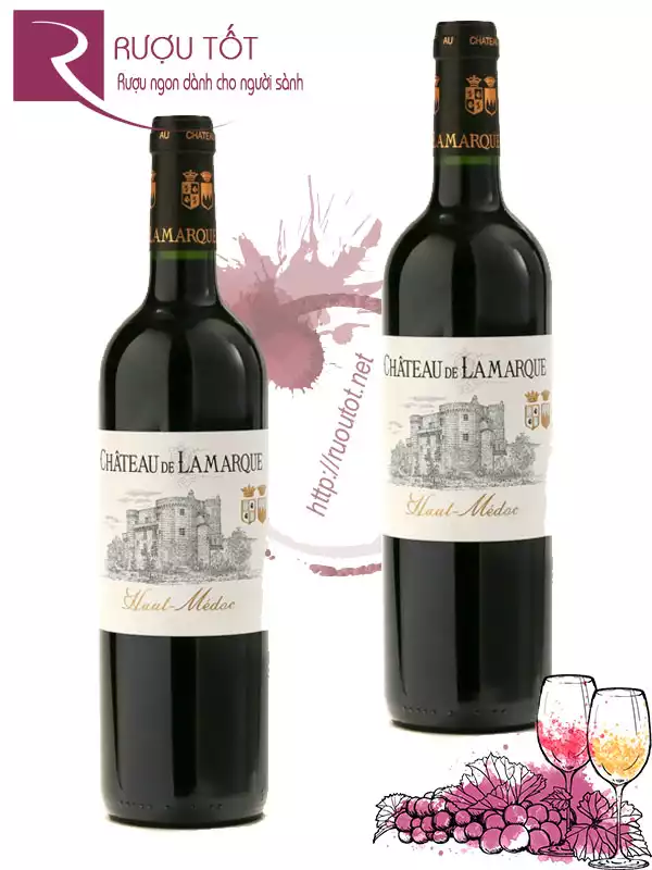 Vang Pháp Chateau De Lamarque Haut Medoc Cru Bourgeois Cao Cấp