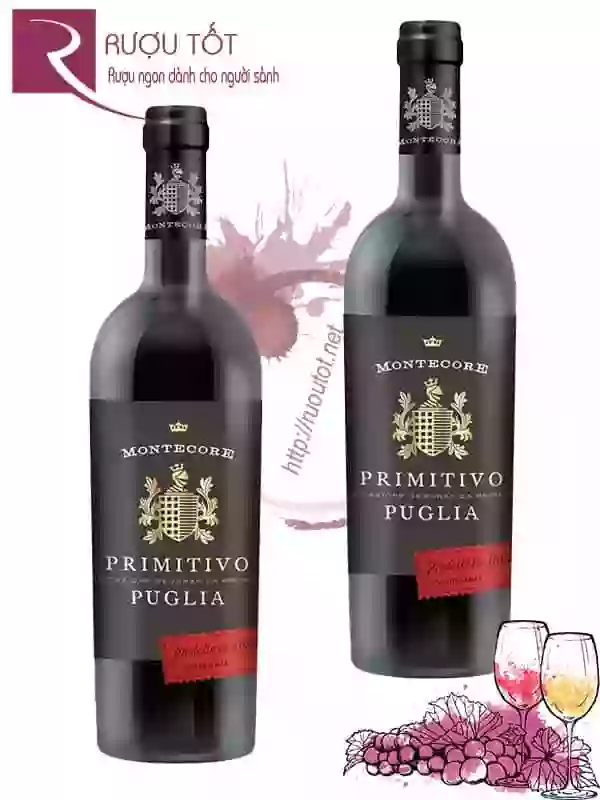 Rượu Vang Montecore Primitivo Puglia IGP Chính Hãng