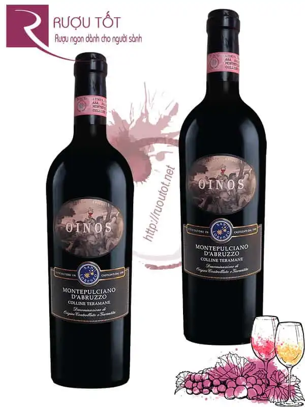 Rượu Vang Oinos Montepulciano Dabruzzo Docg