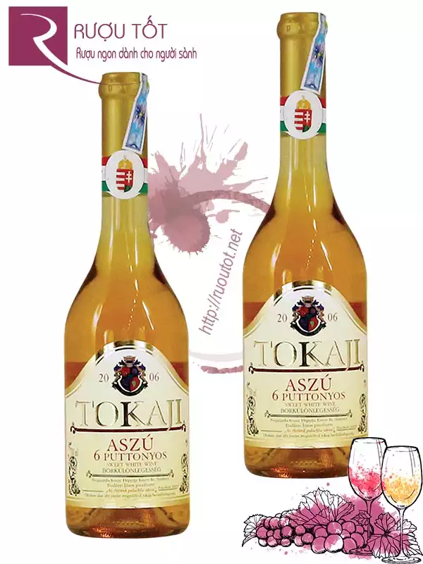 Rượu vang Tokaji Aszu 6 Puttonyos