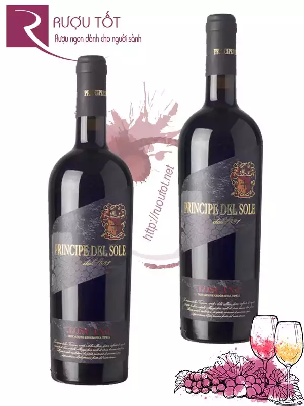 Rượu vang Ý Principe del Sole Supertuscan I.G.T