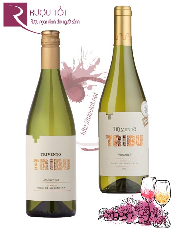Rượu vang Trivento Tribu Viognier -  Chardonnay Thượng hạng