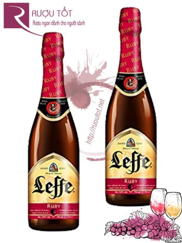 Bia Leffe Ruby 750ml nhập khẩu cao cấp từ Bỉ giá tốt