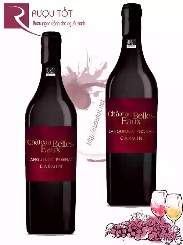 Rượu Vang Chateau Belles Eaux Carmin Pezenas