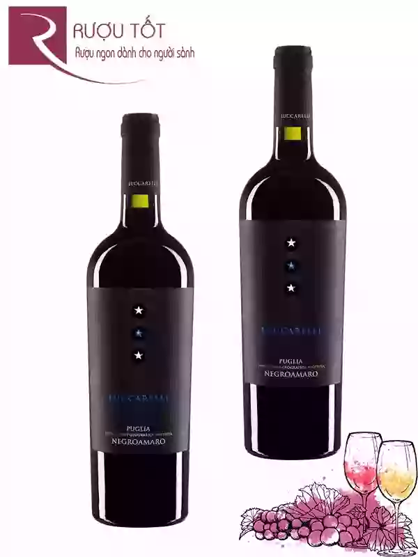 Rượu vang Luccarelli Negroamaro Puglia hảo hạng