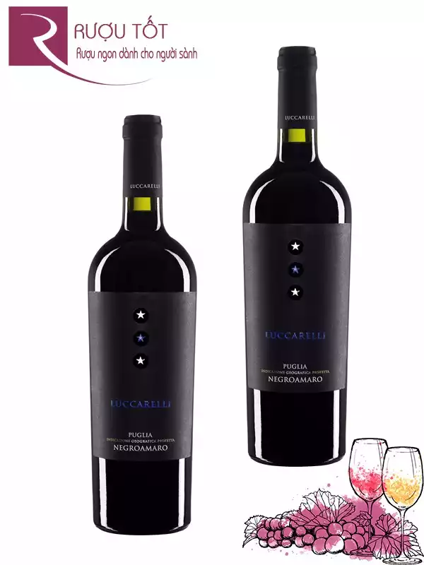 Rượu Vang Luccarelli Negroamaro Puglia IGT